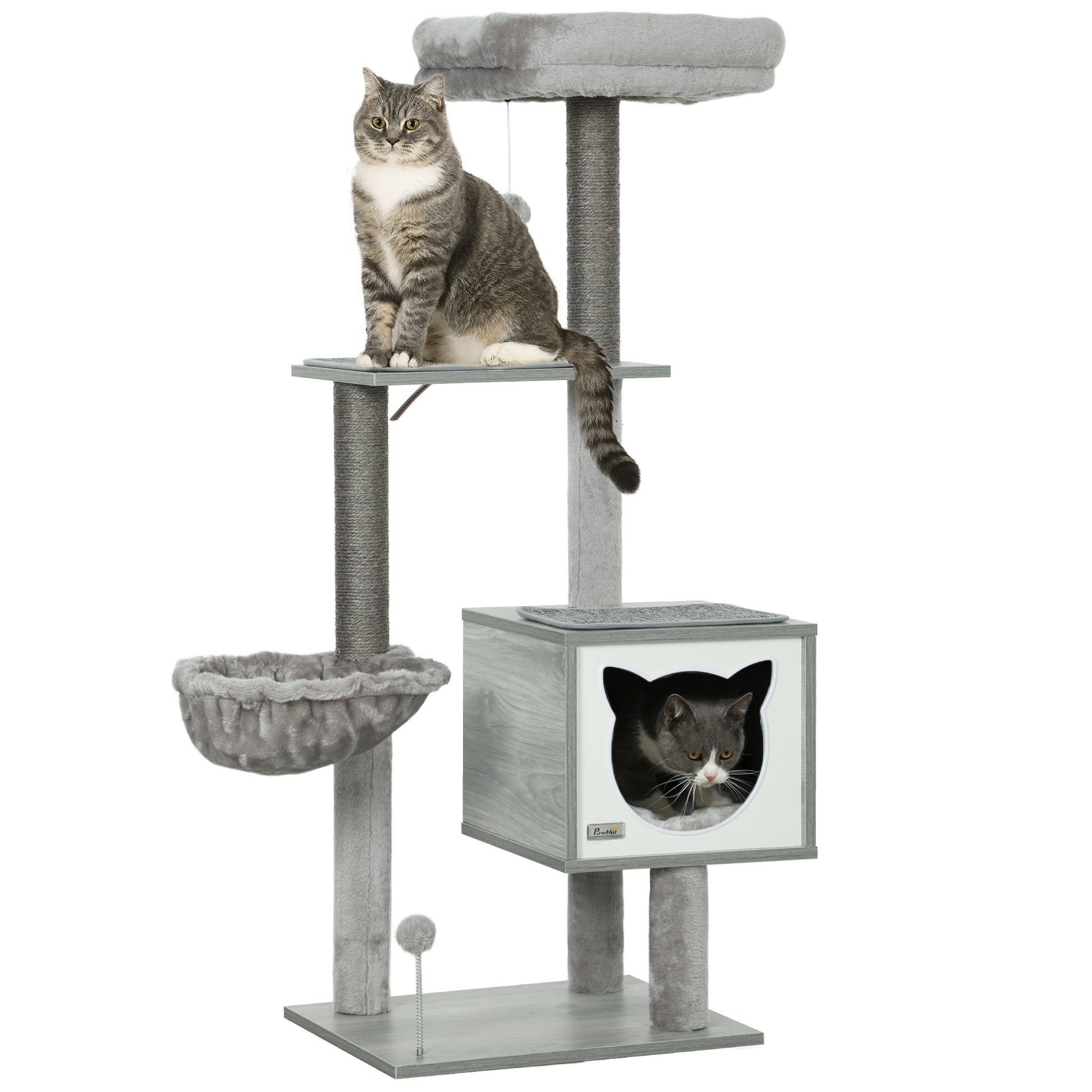 Pawhut Árbol Rascador Para Gatos_0