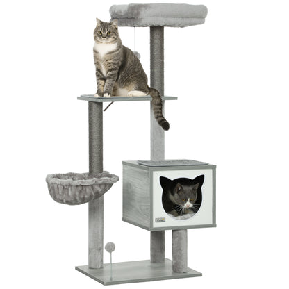 Pawhut Árbol Rascador Para Gatos_0