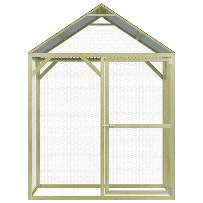 Vidaxl Gallinero De Madera De Pino Impregnada 1,5x1,5x2 M_1