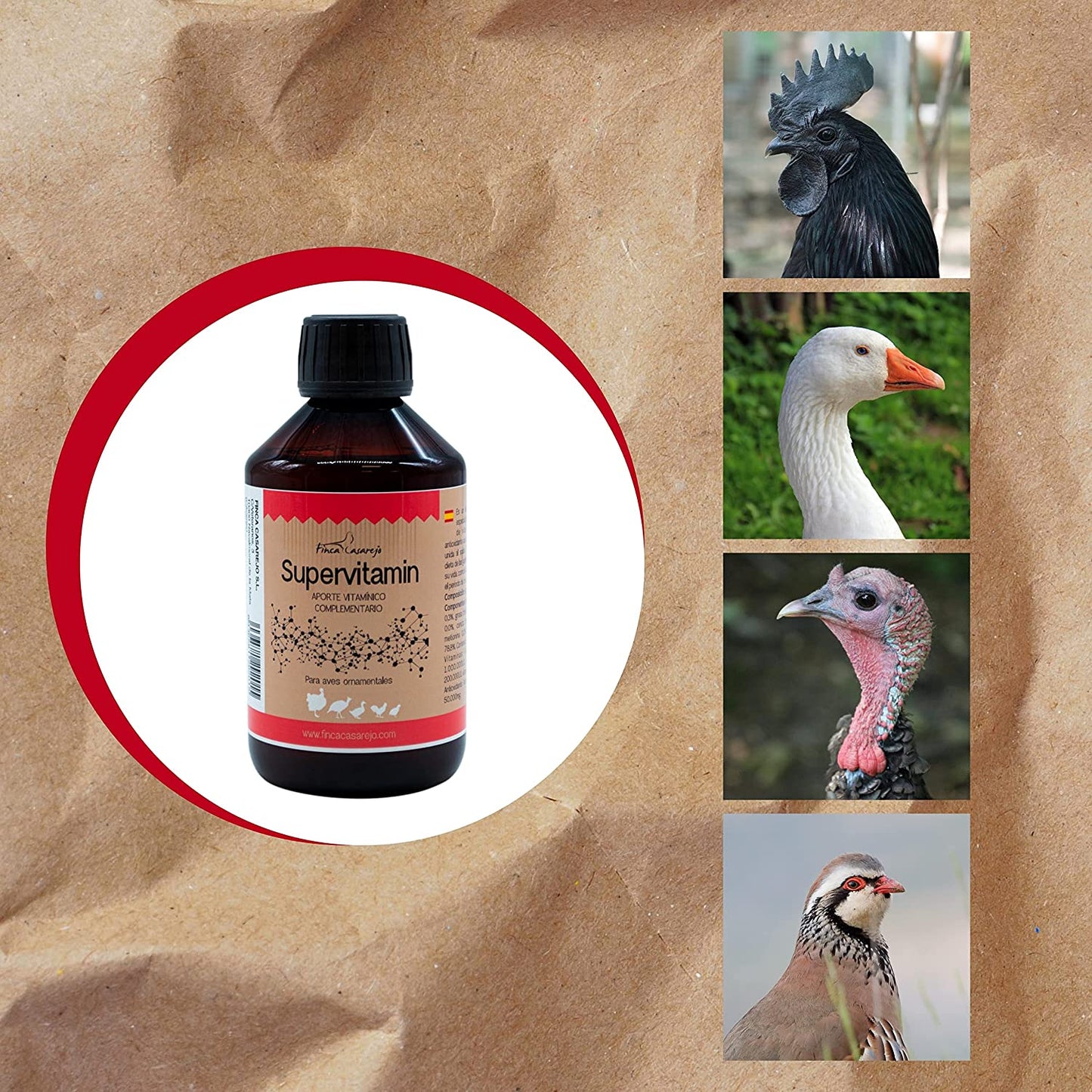 Vitaminas Para Gallinas Y Palomas – Súpervitamin 250 Ml - Promueve El Desarrollo De Los Pollitos_3