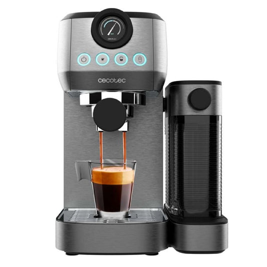 Cecotec Cafetera Semiautomática Cafetera Semiautomática Power Espresso 20 Steel Pro Latte_0