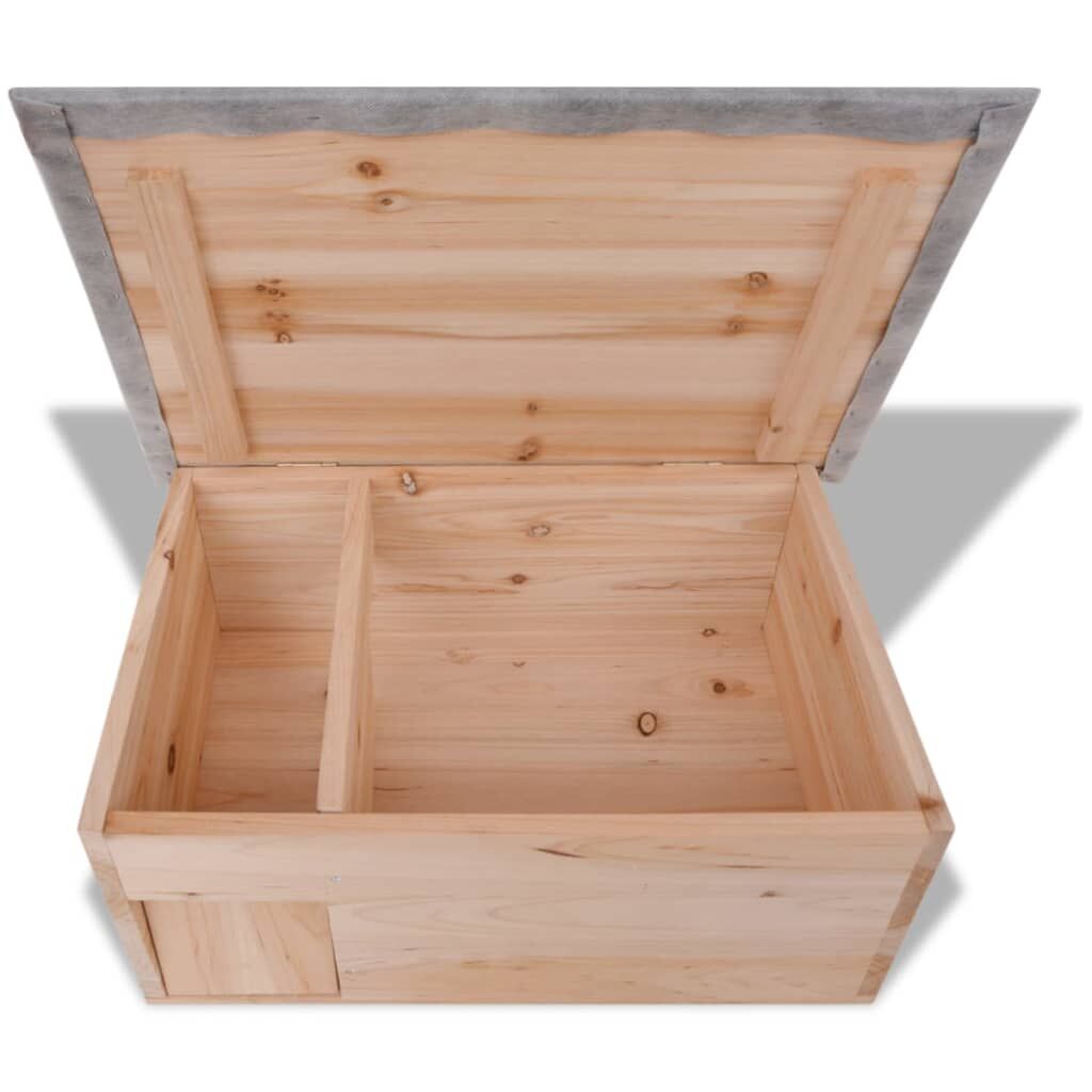 Vidaxl Casa Para Erizos De Madera 45x33x22 Cm_3