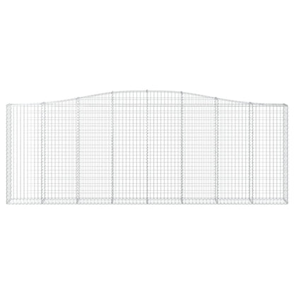 Cestas Gaviones 7 Uds Forma De Arco Hierro 400x30x140/160 Cm_3