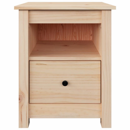 Mesitas De Noche 2 Uds Madera Maciza De Pino 40x35x49 Cm_4