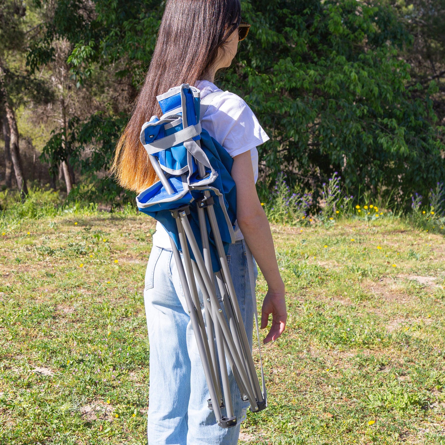 Aktive Pack Playa Con Silla Plegable + Nevera Rígida 24l (2 Piezas)_1