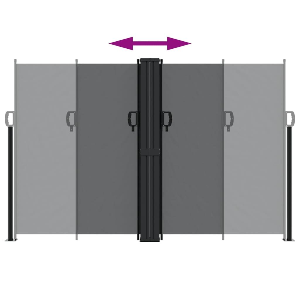 Vidaxl Toldo Lateral Retráctil Negro 160x1200 Cm_4
