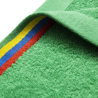 Toalla De Playa De Niño 70x140cm 450gsm 100% Algodón Verde Kids_5