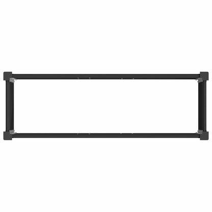 Arriate Elevado Negro 150 X 50 X 54 Cm Wpc Y Aluminio_4