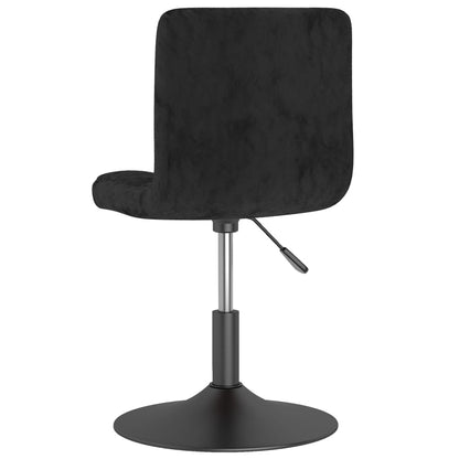 Taburete De Cocina Giratorio De Terciopelo Negro_3