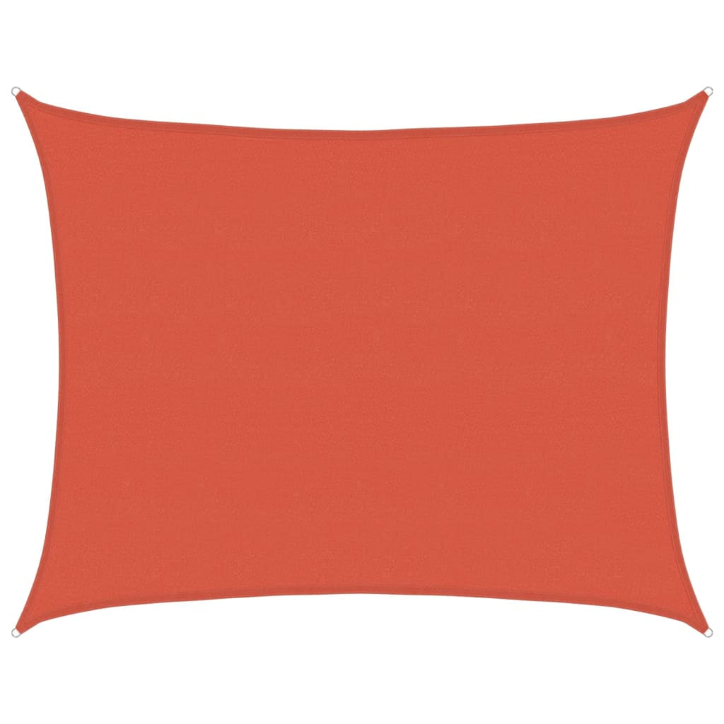 Vidaxl Toldo De Vela Hdpe Terracota 160 G/m² 6x8 M_0