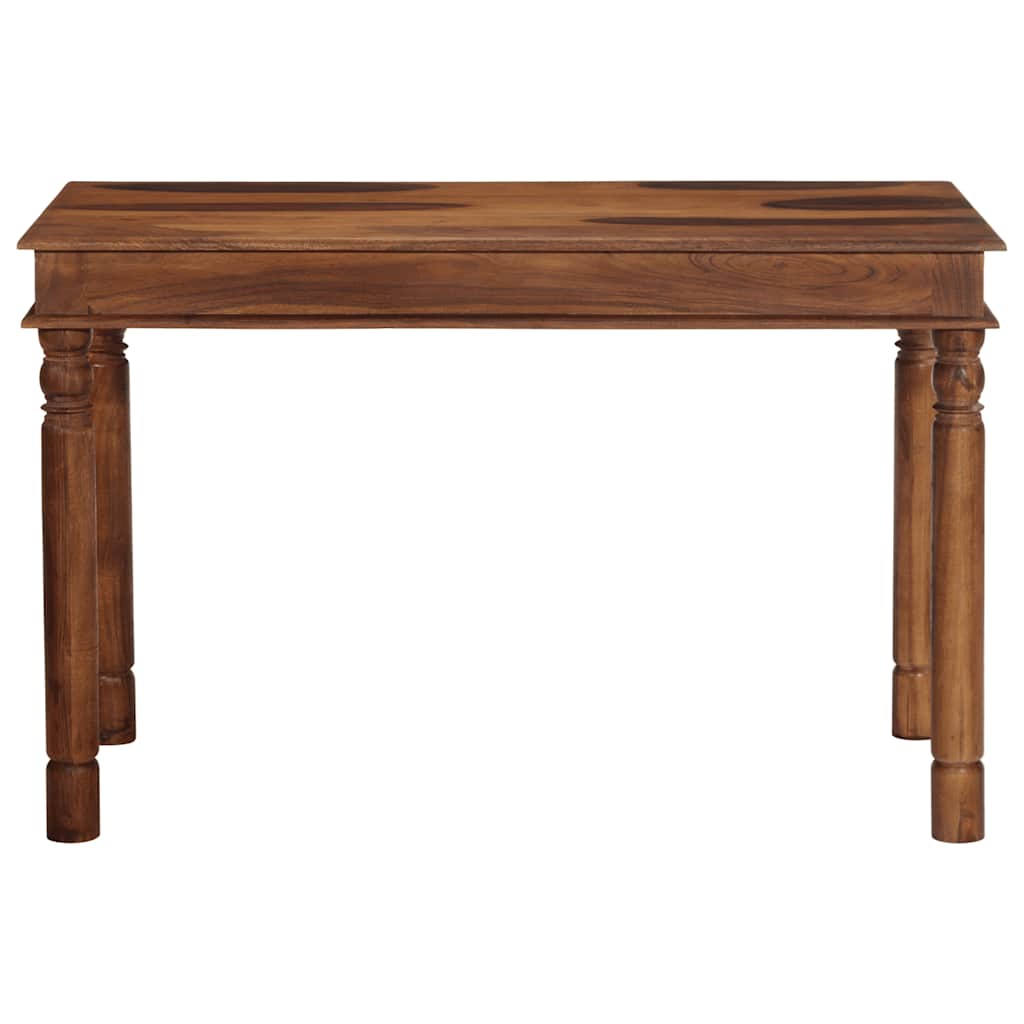 Mesa De Comedor Madera Maciza De Acacia 120x60x77 Cm_0