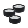 Well Home - Pack 3 Velas Led Redondada Negro