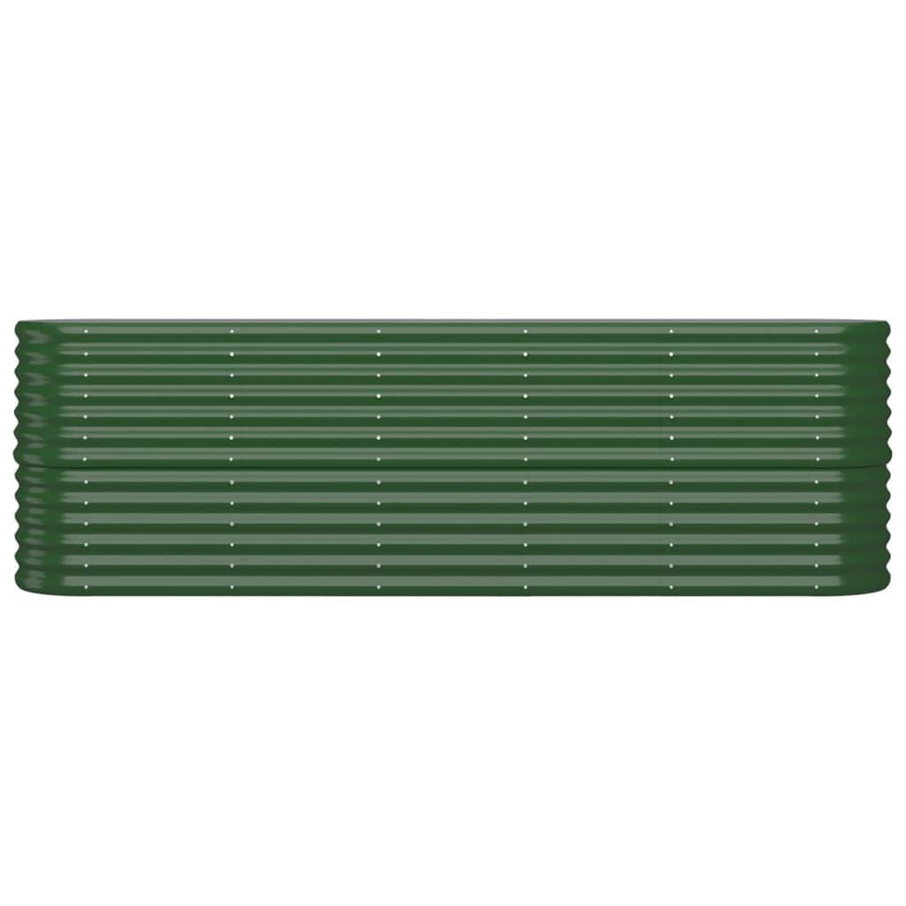 Jardinera Arriate Acero Galvanizado Verde 224x40x68 Cm_2