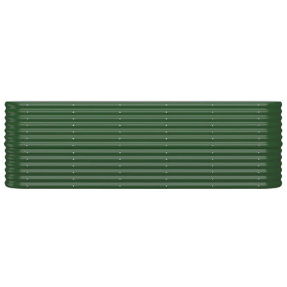 Jardinera Arriate Acero Galvanizado Verde 224x40x68 Cm_2