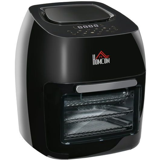 Homcom Freidora Sin Aceite 1800w 11l Horno De Aire Con 8 Programas Pantalla Led_0