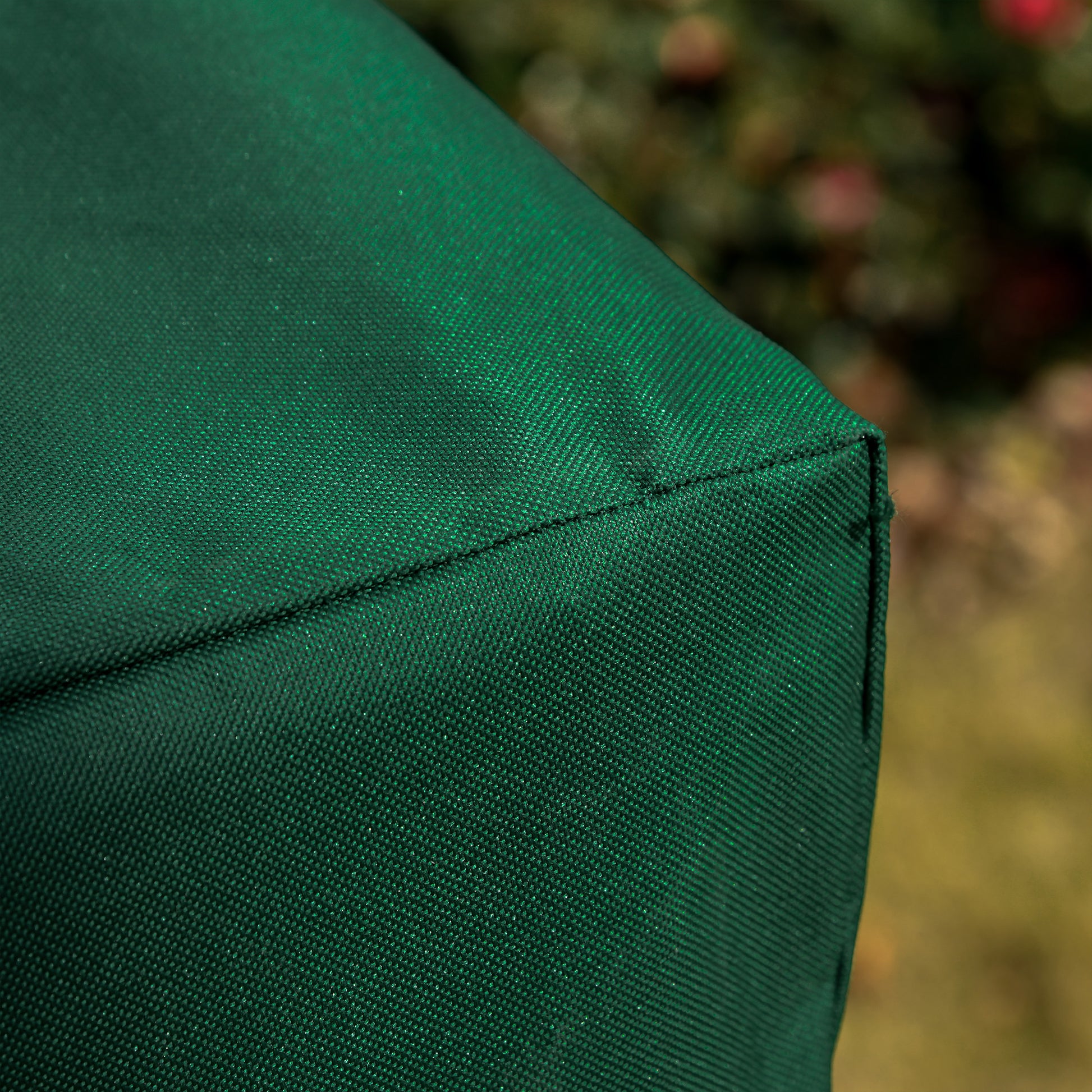 Outsunny Funda Balancín Jardín Con Cordones Ajustables 240x133x185 Cm Verde_3