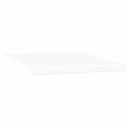 Toldo Retráctil Blanco 400 X 300 Cm Poliéster Y Metal_3