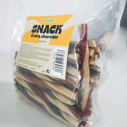 500g Snacks Equilibrado Sin Gluten Para Perro, Twisted Stick, 42 Barritas De 11cm_0