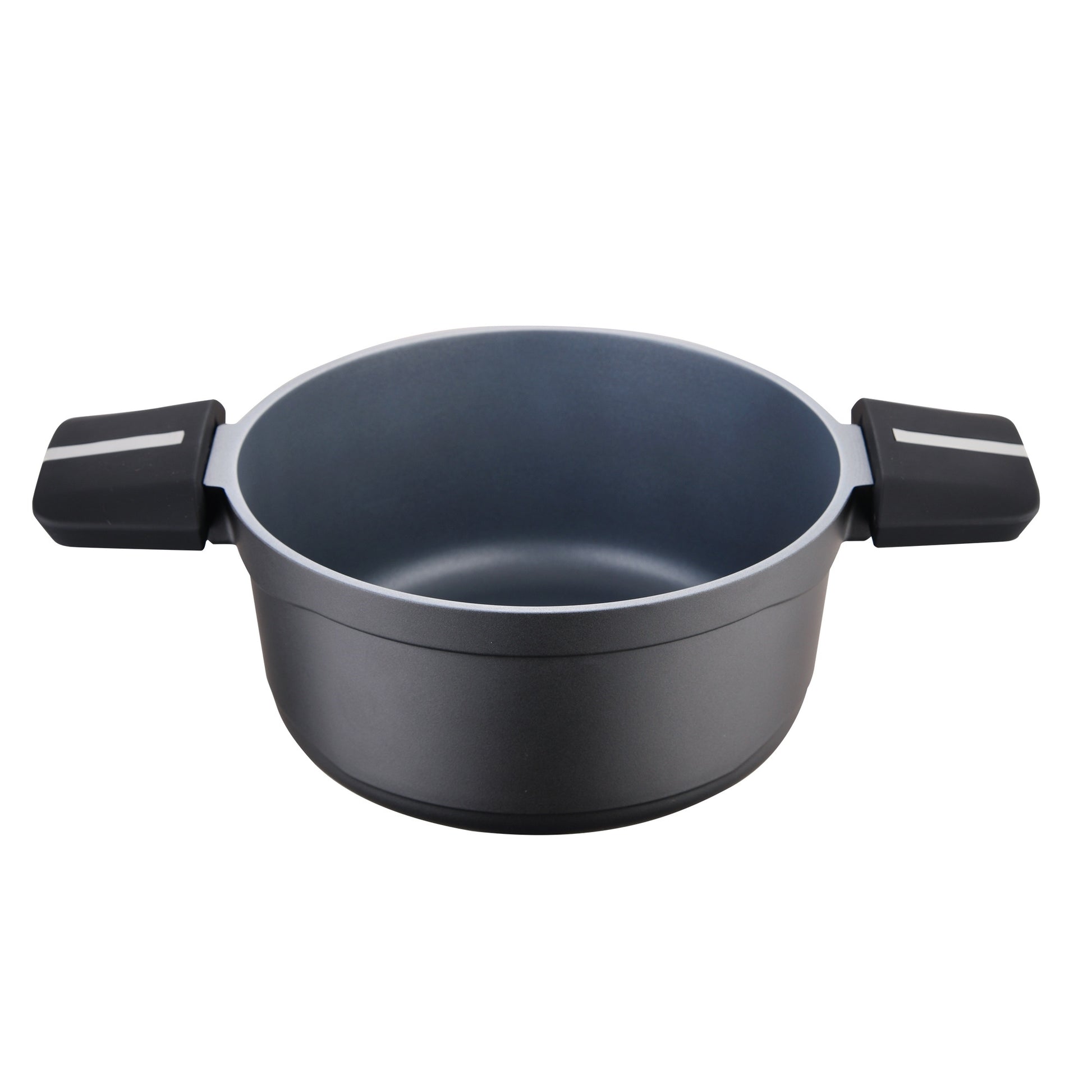 Cacerola 24x12cm Alu Fundido Ind C/tapa Bistro Grey