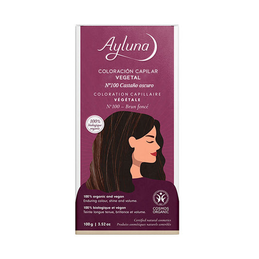 Colorante Vegetal 100 Castaño Oscuro Ayluna, AYLUNA, 100 g