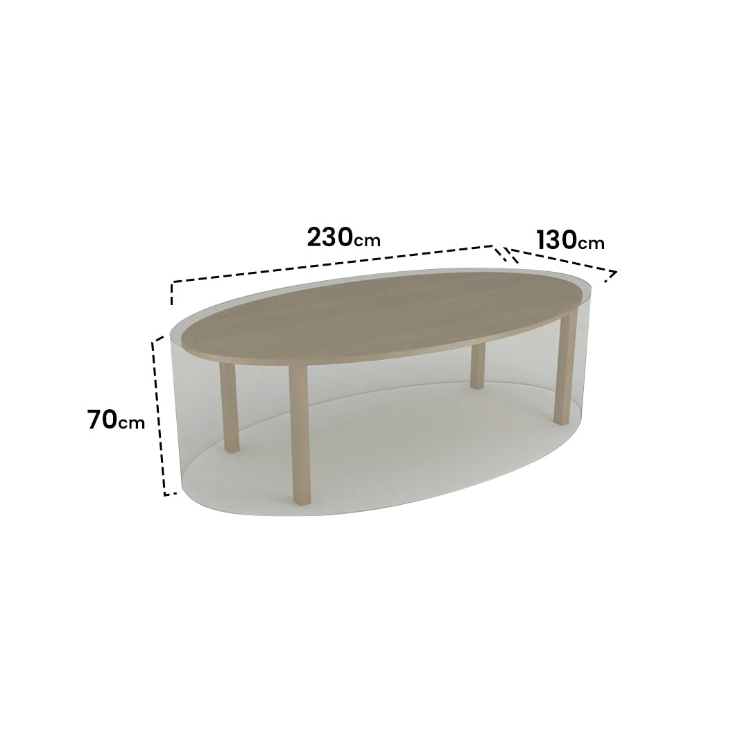 Funda Protectora Mesa Ovalada 230x130x70 Cm Nortene_1