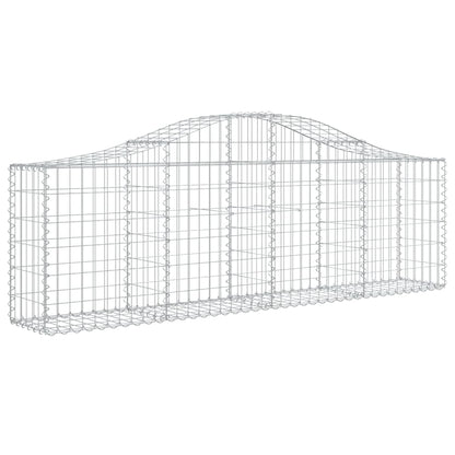 Cestas De Gaviones 20 Uds Forma De Arco Hierro 200x30x60/80 Cm_2