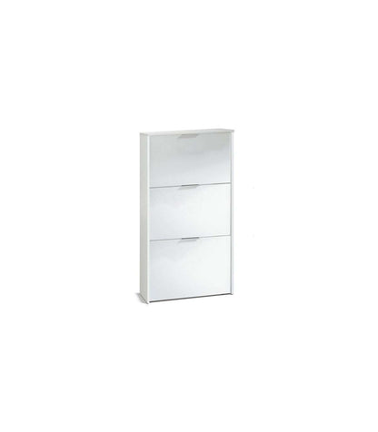 Mueble Zapatero 3 Trampones Almanzora Acabado Blanco, 60 Cm(ancho) 113 Cm(altura) 22 Cm(fo_0