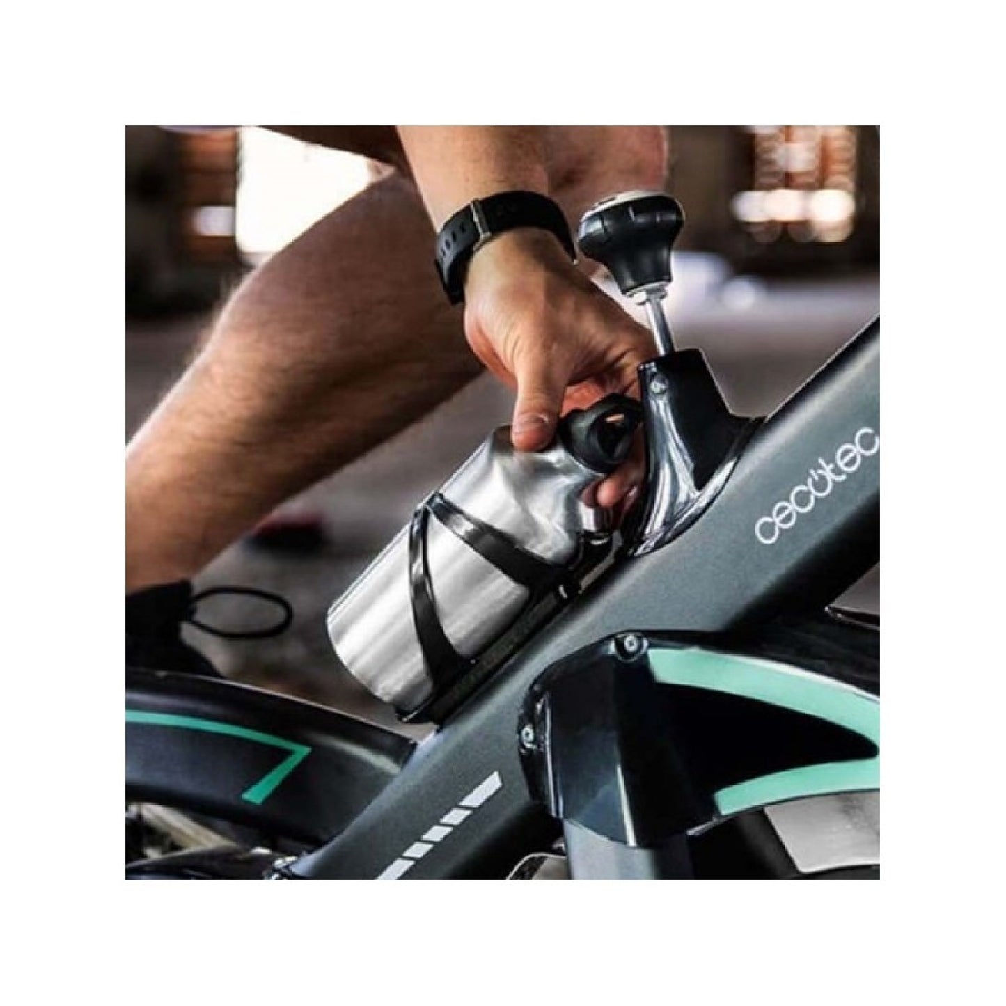 Cecotec Bicicleta Estática Profesional Con Volante De Inercia De 25 Kg Extreme 25. Sistema Silence Fit Pulsómetro Manill_3