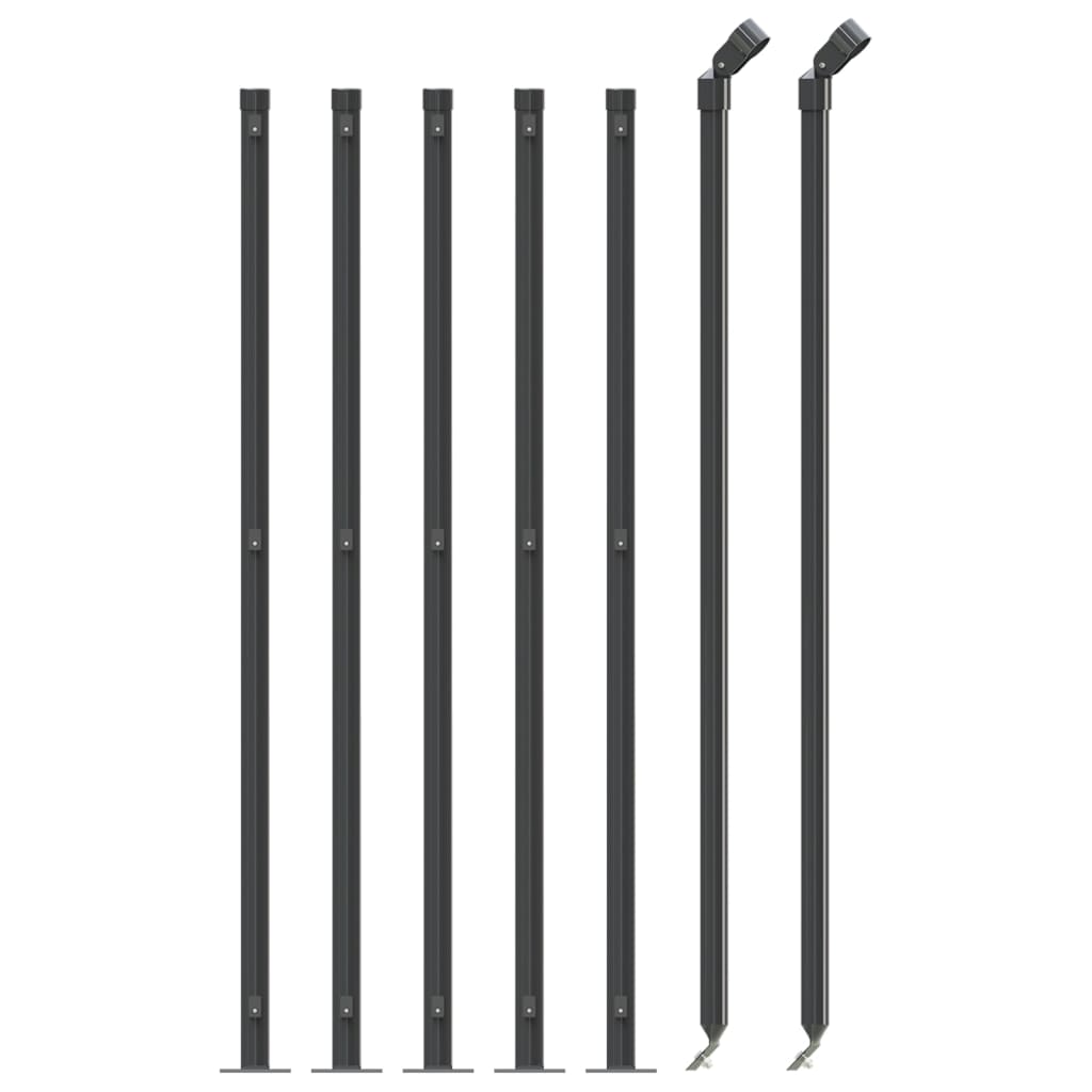 Cerca De Alambre Con Brida Gris Antracita 1,1x10 M / Vetonek_3