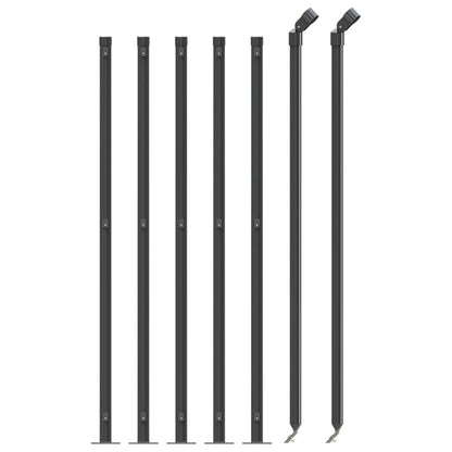 Cerca De Alambre Con Brida Gris Antracita 1,1x10 M / Vetonek_3