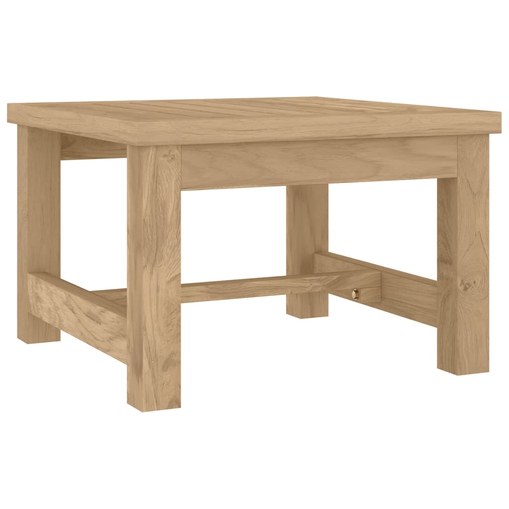 Mesa De Centro Madera Maciza De Teca 45x45x30 Cm_0