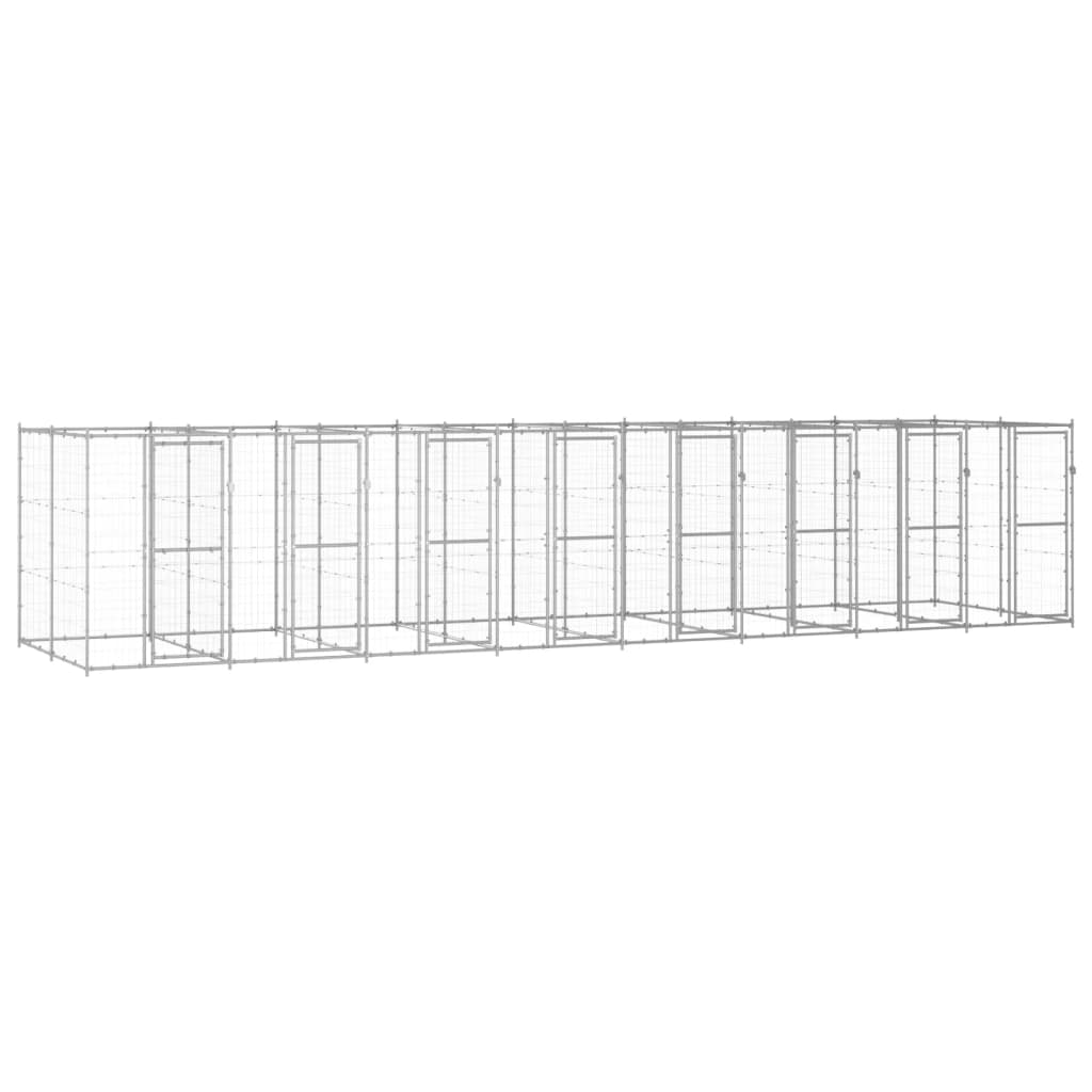Perrera De Exterior De Acero Galvanizado 19,36 M²_1
