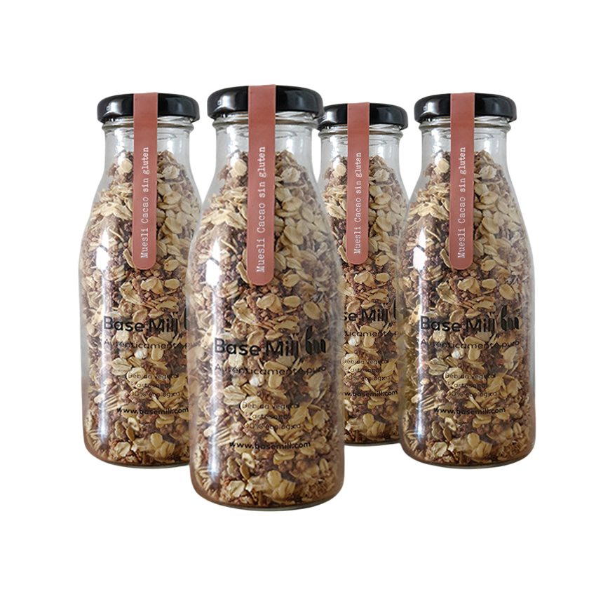 Pack 4 Muesli Cacao Sin Gluten Eco 140g (x4)._0