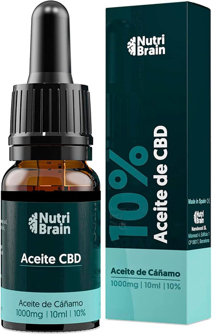 Aceite Cbd Espectro Completo 10% 1000mg Alta Potencia Nutribrain 10ml_0