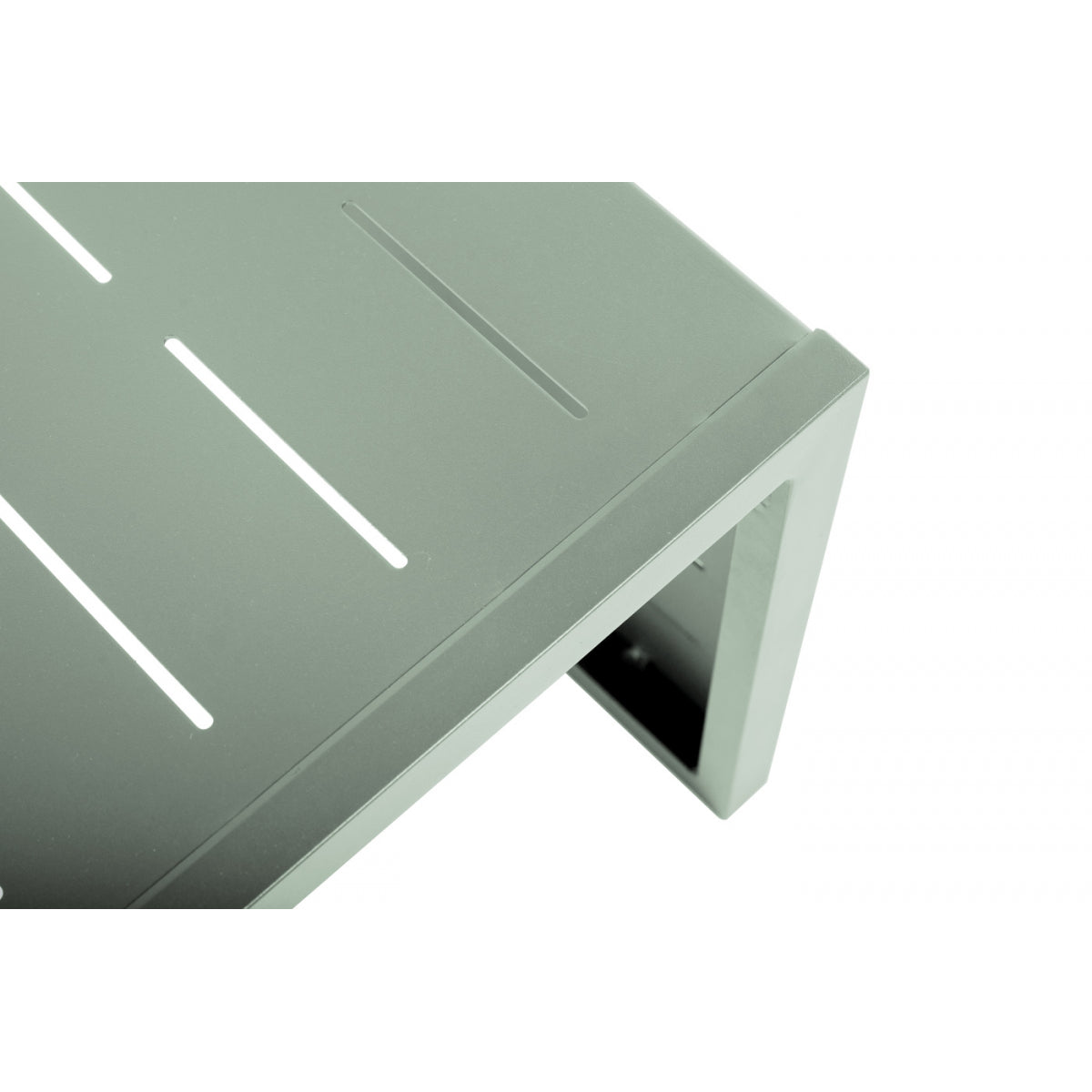 Mesa Auxiliar, Mesa De Jardín Multiposiciones Aluminio Verde 36x36xh55cm- Mobiliario De Jardín_1