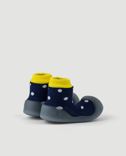 Zapatos De Bebé Que Cambian De Color Con La Luz Del Sol Polka Navy Bigtoes Chameleon Xl (22,5)_3