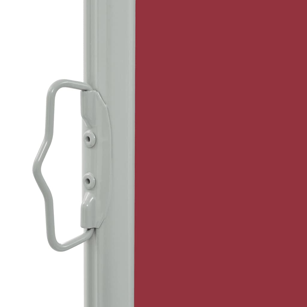 Vidaxl Toldo Lateral Retráctil De Patio Rojo 140x300 Cm_4