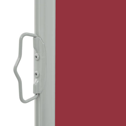 Vidaxl Toldo Lateral Retráctil De Patio Rojo 140x300 Cm_4