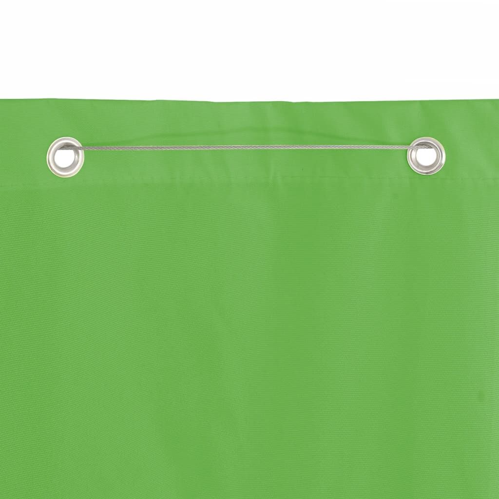Vidaxl Toldo Pantalla Para Balcón Tela Oxford Verde Claro 100x240 Cm_3