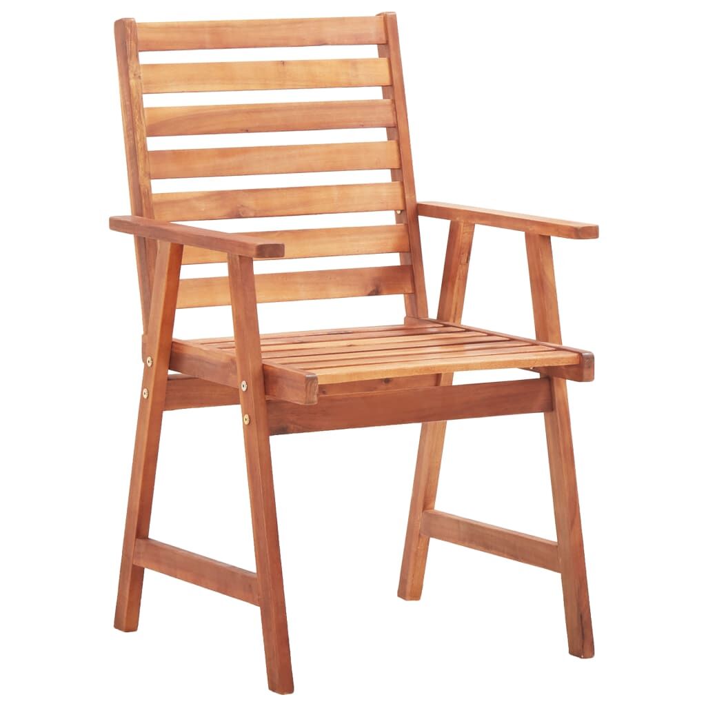 Vidaxl Sillas De Comedor De Jardín 4 Unidades Madera Maciza De Acacia_1