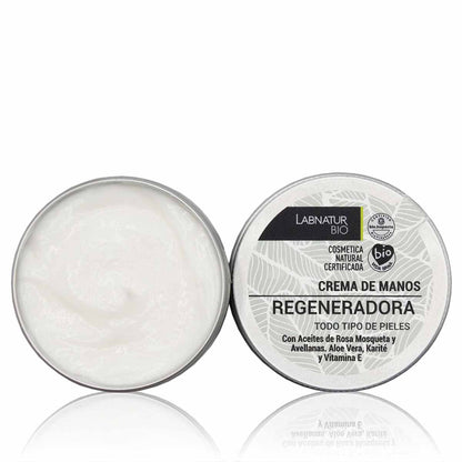 Crema De Manos Regeneradora Bio 50 Ml | Aloe Vera Ecológico | Repara Y Nutre | Hidratación Intensiva_1