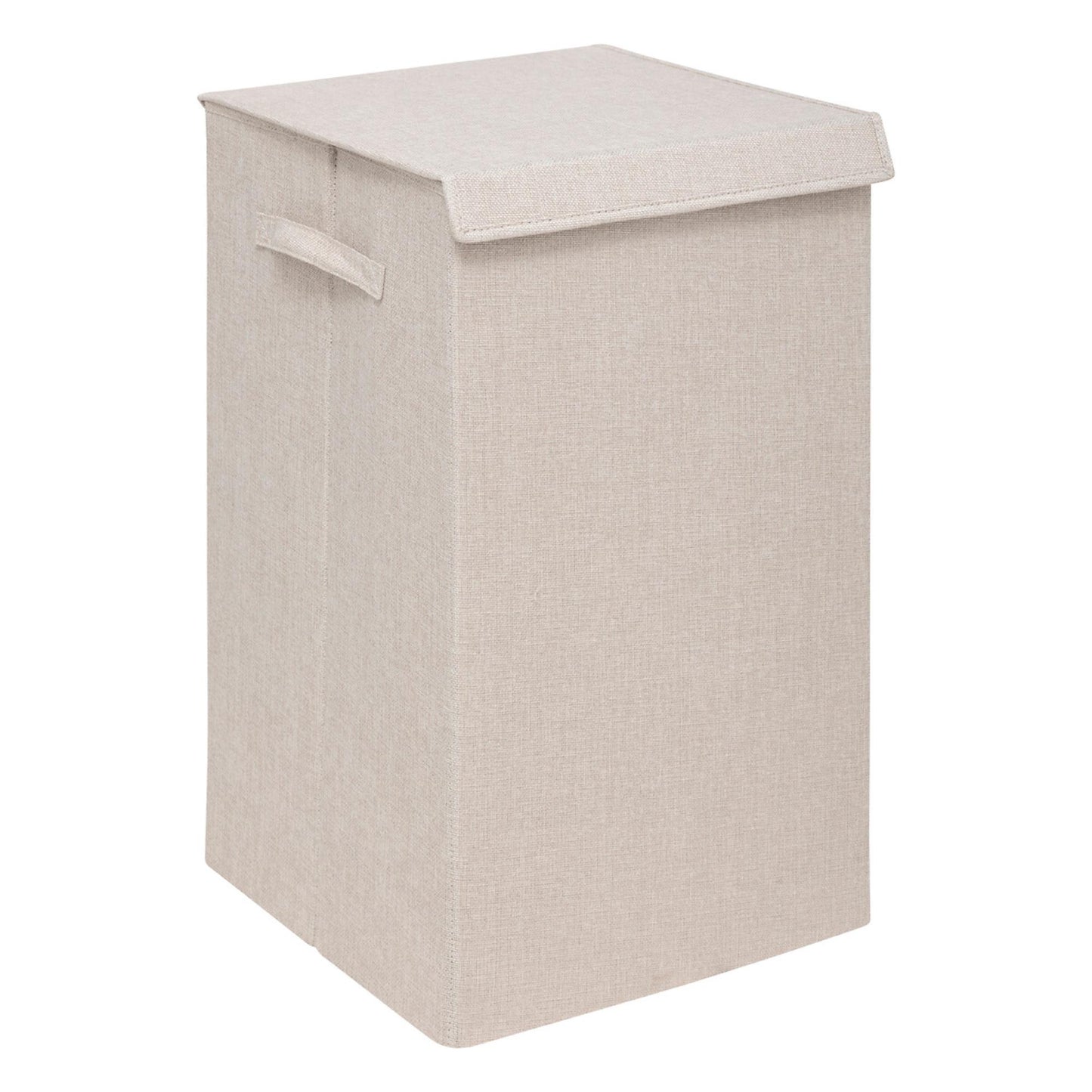 Cesta De Ropa Colors 74l Mdf Y Poliéster Beige Lino_0