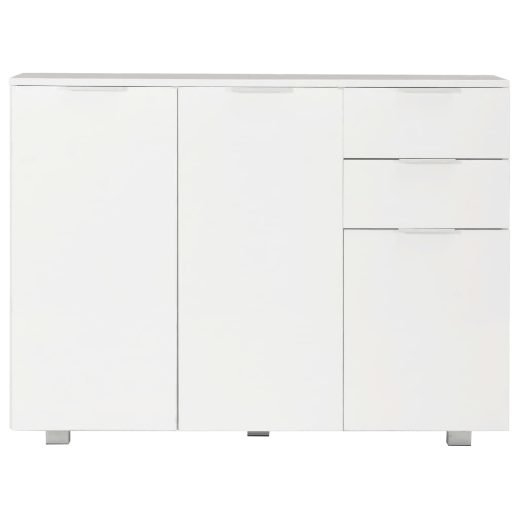 Aparador Blanco Brillante 107x35x80,5 Cm_2