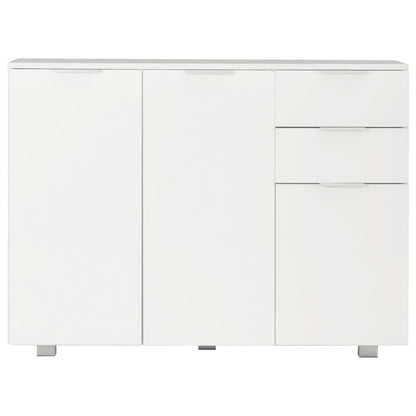 Aparador Blanco Brillante 107x35x80,5 Cm_2