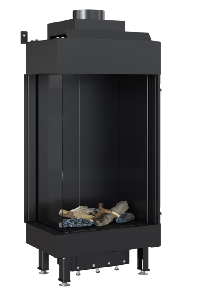 Bricosol Chimenea De Gas Kratki Leo 45 / 68 Izquierda Gas Natural ∅ 100/150 5,8 Kw_1