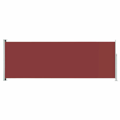 Vidaxl Toldo Lateral Retráctil Para Patio Rojo 220x600 Cm_0