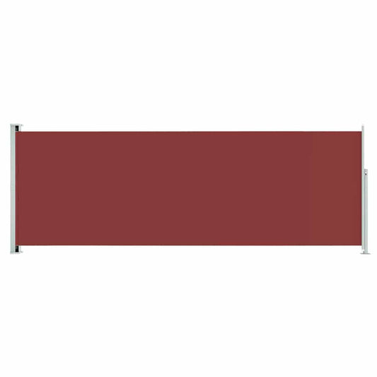 Vidaxl Toldo Lateral Retráctil Para Patio Rojo 220x600 Cm_0