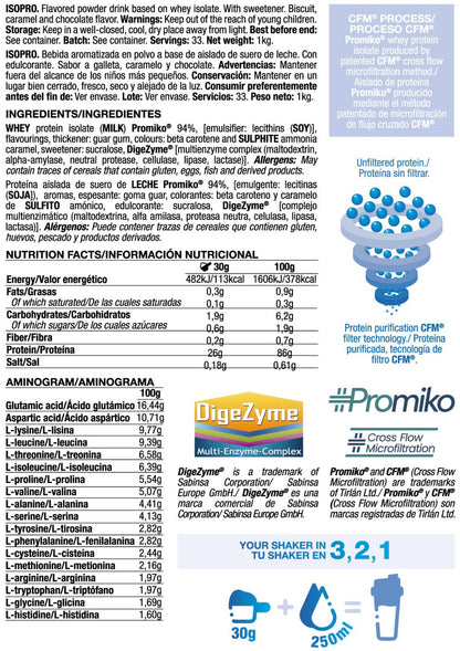 Isopro Cfm - 1kg - Galleta Con Caramelo Crujiente - Proteína De Aislado De Suero Isolate - Quamtrax_5