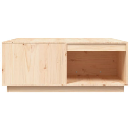 Mesa De Centro De Madera Maciza De Pino 100x101x40,5 Cm_4