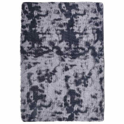 Vidaxl Alfombra De Pelo Largo Navarra Gris Oscuro 120x170 Cm Poliéster_0